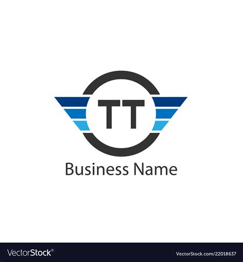 initial letter tt logo template design royalty  vector