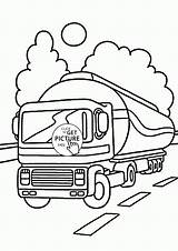 Tank Wuppsy Transportation Colouring sketch template