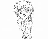 Hobbit Bilbo Baggins Coloring Pages Adventurous Da Printable People Lotr Letscolorit Fili sketch template