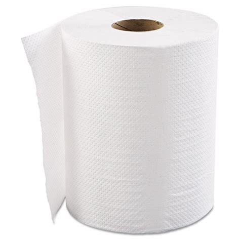 gen hardwound roll paper towels    ft  ply white  rollscarton officesupplycom