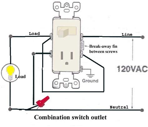 wiring  switch outlet combo easy wiring