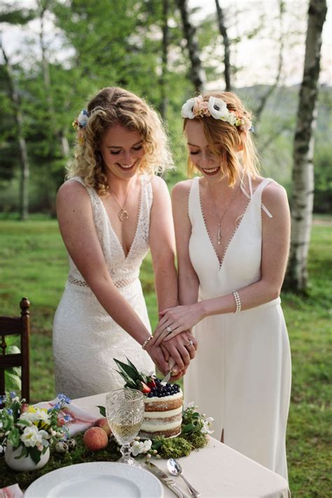Vermont Same Sex Styled Shoot Intimate Weddings Small