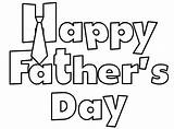 Fathers Coloring Happy Father Info Pages sketch template