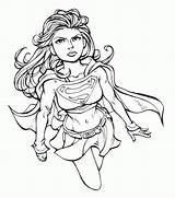 Supergirl Dibujos Kolorowanki Kara Dzieci Bestcoloringpagesforkids Zor Gratistodo Coloring Salvo Coloringhome sketch template
