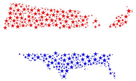 onlinelabels clip art united states map flag stars