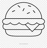 Cheeseburger Pinclipart sketch template