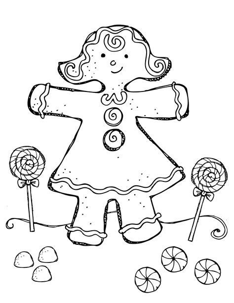gingerbread girl coloring pages gallery  coloring books