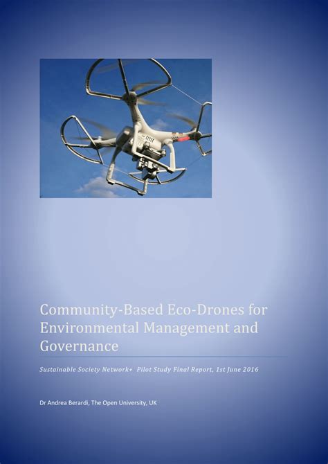 community based eco drones  environmental management