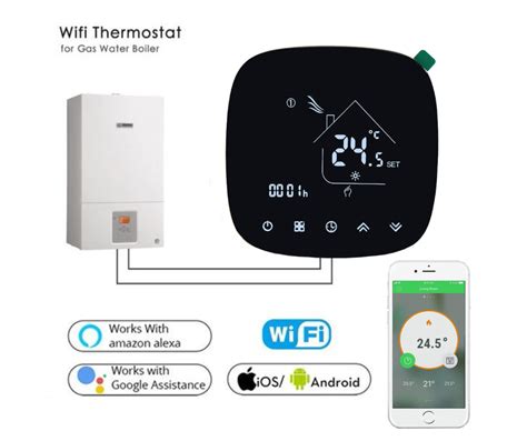 meters external sensor electric floor temperature control wifi smart thermostats