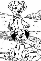 Coloring Pages Dalmatians Disney Para Dalmatas Printables Colorear sketch template