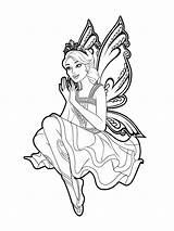 Fairy Coloring Barbie Pages Mycoloring Printable Girls sketch template