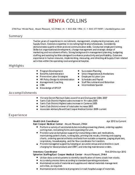examples  resumes  kenyan market kenya simmons resume