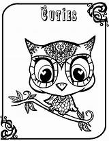 Owl Coloring Baby Cute Owls Pages Animal Colouring Print Babies Printable Getcoloringpages She Girl Sheet Patterns Little Template sketch template