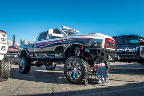 lifted trucks   sema show