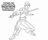 Coloring Obi Wan Kenobi Pages Getdrawings sketch template