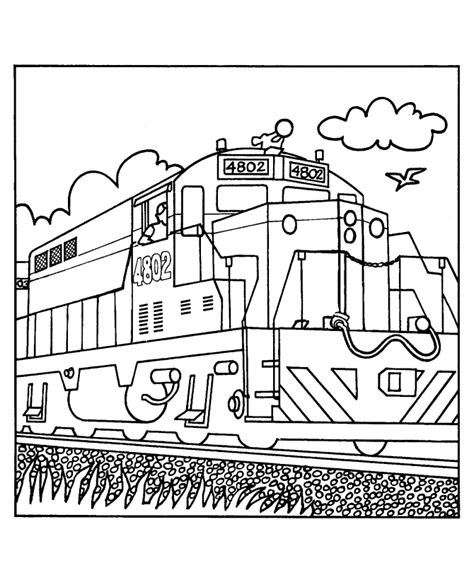 coloring page trains  wallpaper