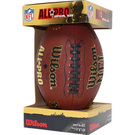 wilson nfl  pro football official size