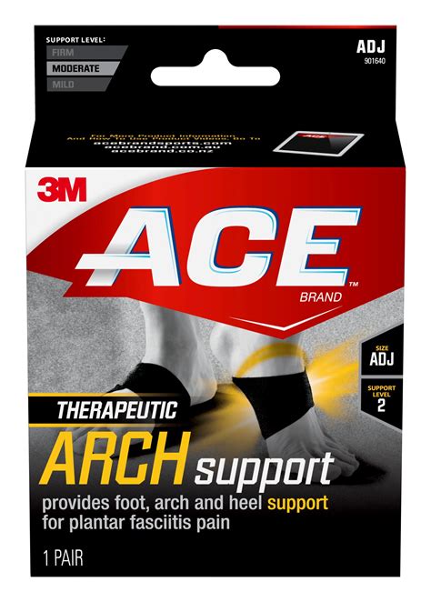 ace arch support adjustable black  support walmartcom