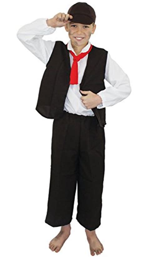boys victorian fancy dress costume school curriculum poor tudor boy