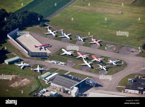 netherlands hoogerheide airport woensdrecht dismantling site  fokker airplanes