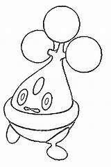 Pokemon Bonsly Coloring Pages Manzai Morningkids sketch template