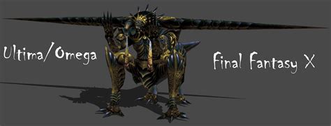 ffx ultimaomega weapon  frozen knight  deviantart