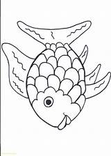 Rainbow Fish Coloring Pages Printable Getcolorings Portfolio Print Color sketch template