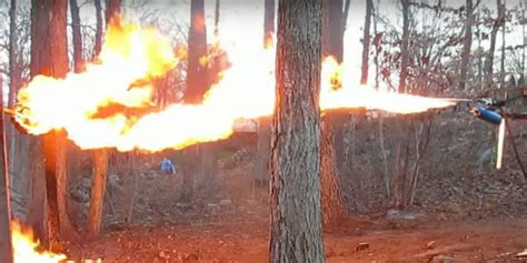 flamethrower equipped quadcopter isnt     cook  holiday turkey