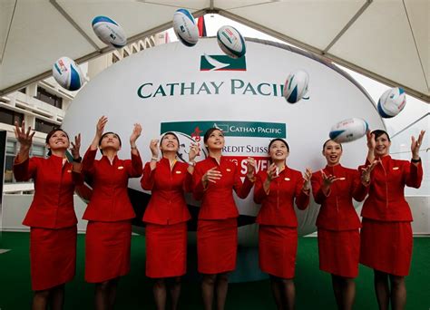 Cathay Pacific Cabin Crew Are Promoting The Game On 2011
