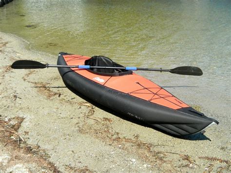 coleman inflatable kayak fastback  man colorado quikpak  outdoor gear reviews  person