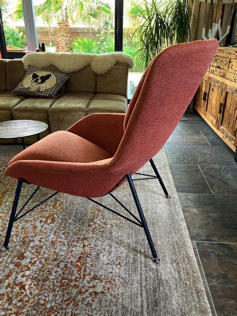 fauteuil rockwell orange