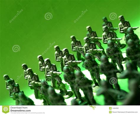 green soldiers  stock photo image  military fight