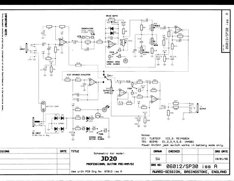 guitar amp wiring diagram