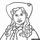 Annie Oakley Coloring Historical Pages Famous Colouring Figures Figure Thecolor Tales Tall Choose Board sketch template