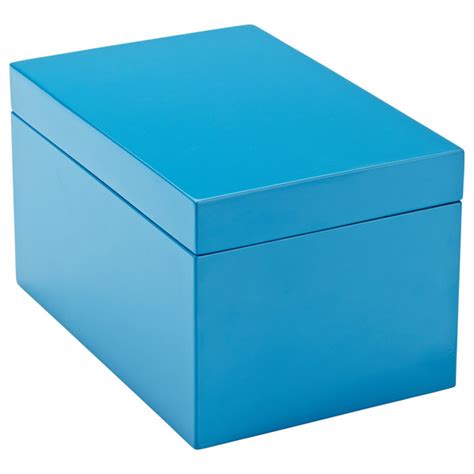 large lacquered rectangular box  container store