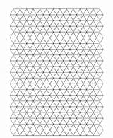 Paper Drawing Isometric Grid Template sketch template