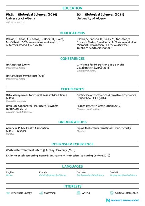 resume format  fresher chemist cv template science cvtemplate