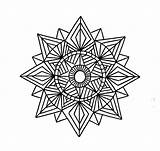 Geometric Coloring Pages Mandala Designs Printable Kids Easy Shapes Patterns Cool Mandalas Drawing Color Adults Pattern Shape Sheets Using Print sketch template