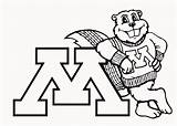 Minnesota Gophers Coloring Pages Clipart Logo Gopher Goldy Mn True University Timberwolves College Printables Kids Sports Clipground Divyajanani Template sketch template