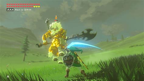 Zelda Botw Oot Link Vs Gold Lynel Oot Weapons Only