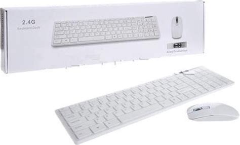 draadloos toetsenbord en muis design wit bestel nu