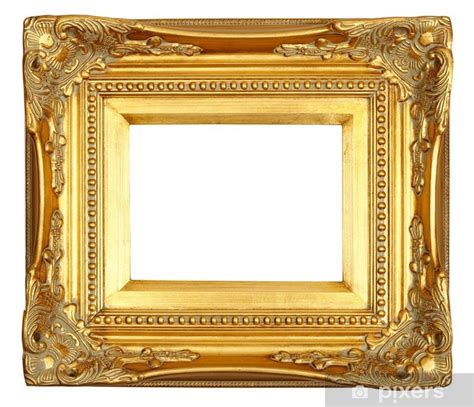 fotobehang gouden lijst pixersbe