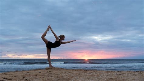 yoga poses   beach     feel connected  nature
