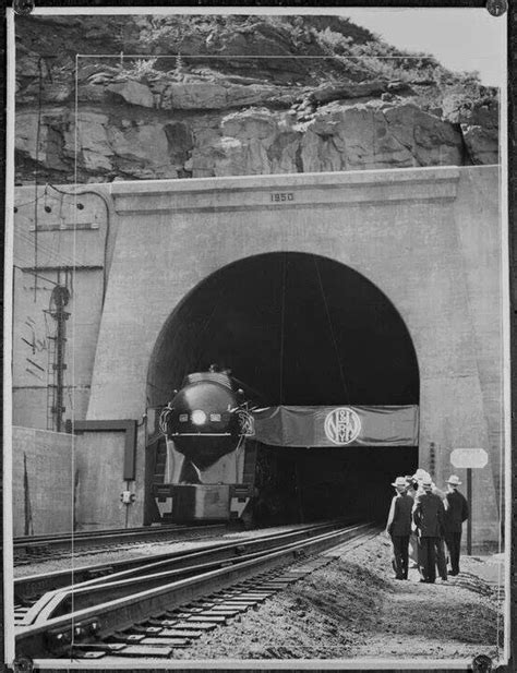 first train through elkhorn tunnel in west virginia 1950 norfolk and western pinterest