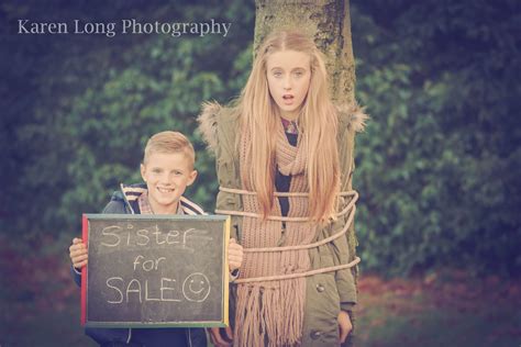 brother and sister sibling teenage photo shoot outdoors natural lighting fun sister
