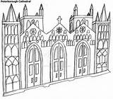 Cathedral Drawing Gothic Peterborough Getdrawings sketch template