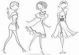 Coloring Fashion Pages Drawing Dress Model Beginners Designer Sketches Sketch Show Easy Color Getcolorings Draw Cloth Printable Getdrawings Colorings Designs sketch template