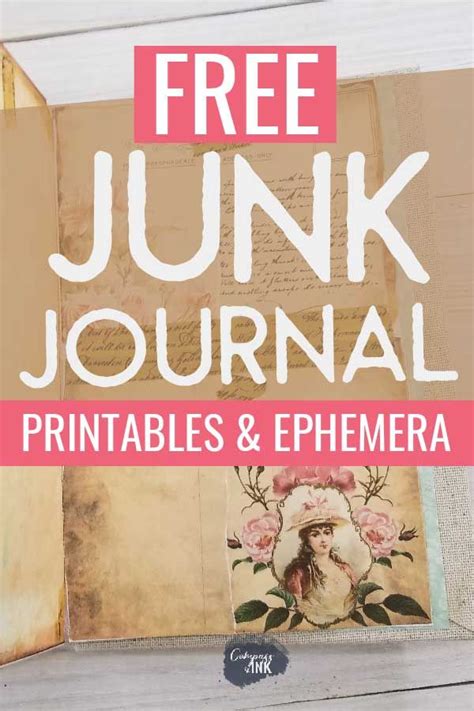 find junk journal ephemera  printables   journal