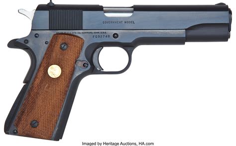 colt mk iv series  government model   semi automatic lot  heritage auctions