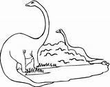 Diplodocus Pages Sauropods sketch template